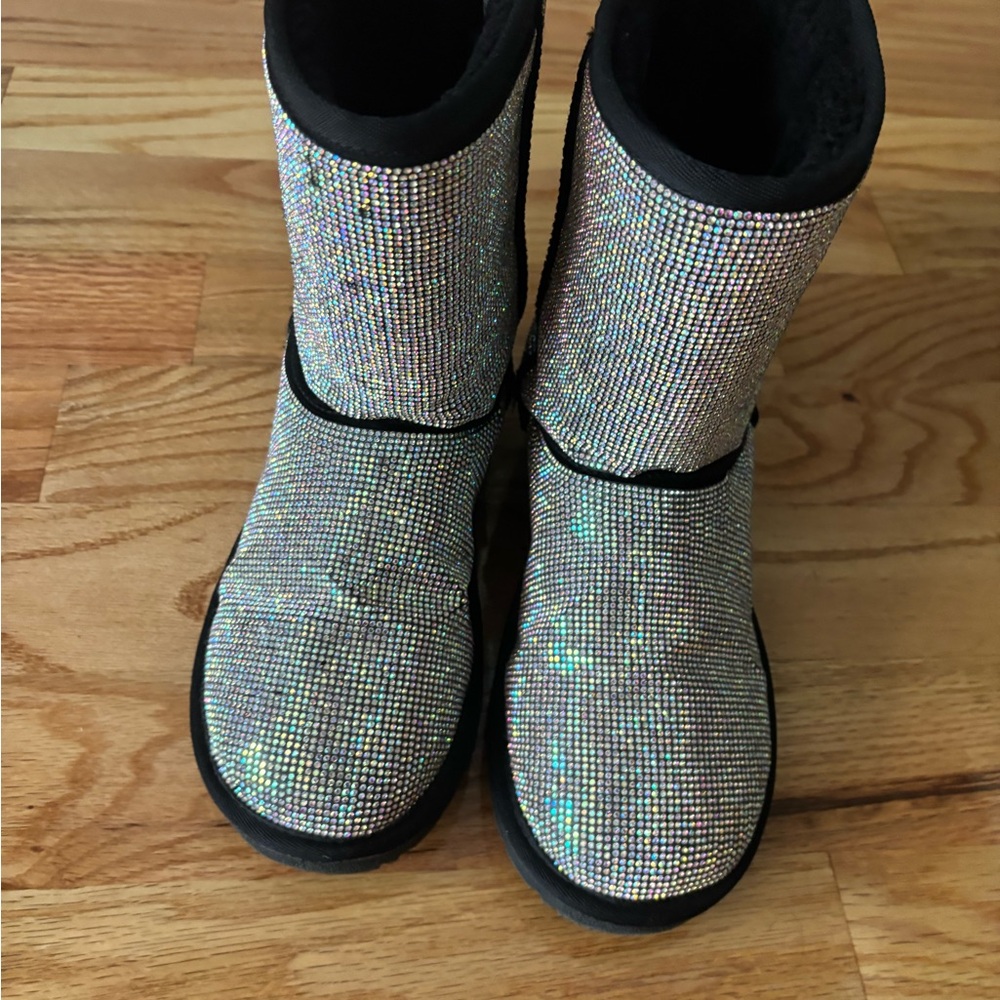 Sparkling Rhinestone Boots